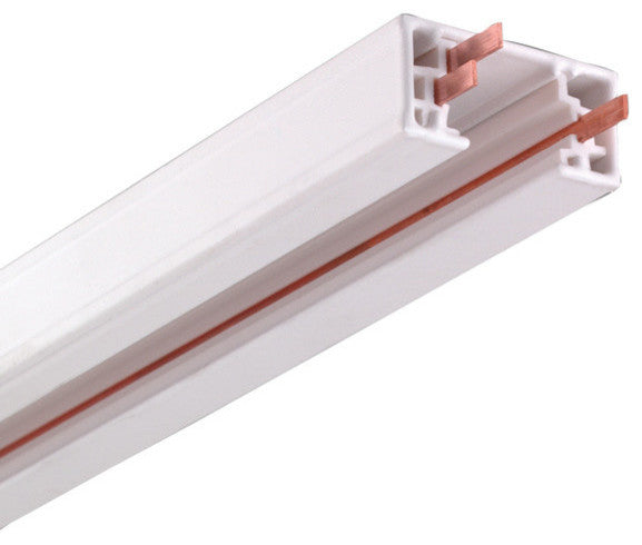 NICOR 10008WH 8 Ft. White Track Lighting Rail Section