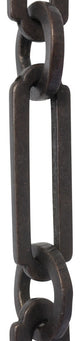 RCH Hardware Brass Rectangle Chandelier Chain, 3', Bronze, W40