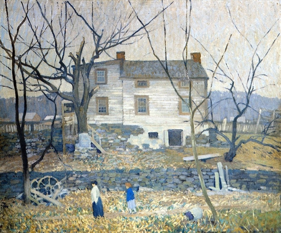 Robert Spencer The Gray House, 20"x25" Wall Decal