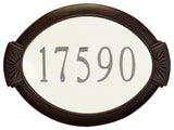 Classic Address Plaque, Verde Green