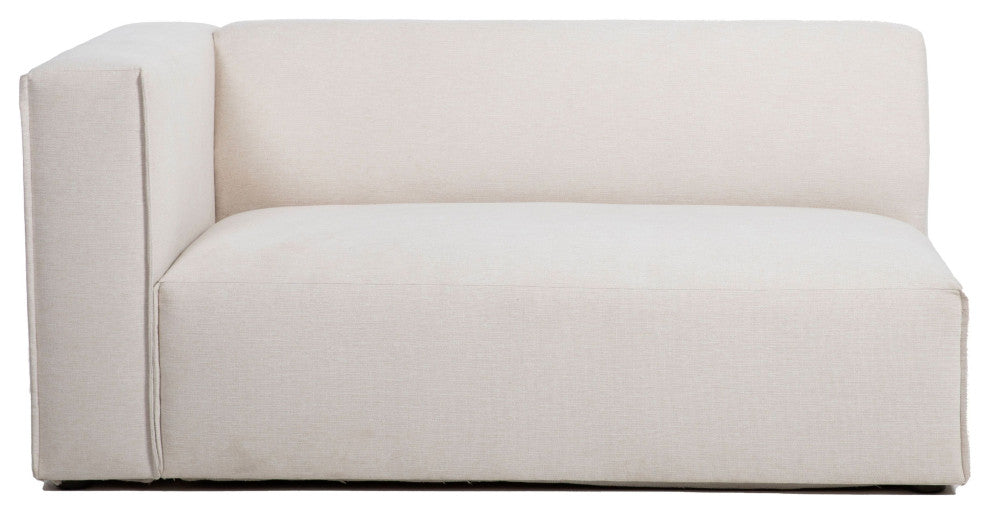 Premium 66" Upholstered Sectional Sofa, Beige