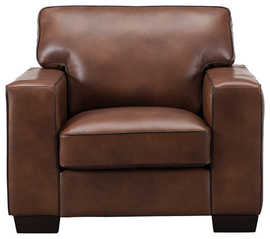 Kimberlly Leather Craft Chair, Brown