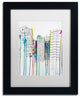 Marc Allante 'Hold Your Breath' Art, Black Frame, White Mat, 14x11