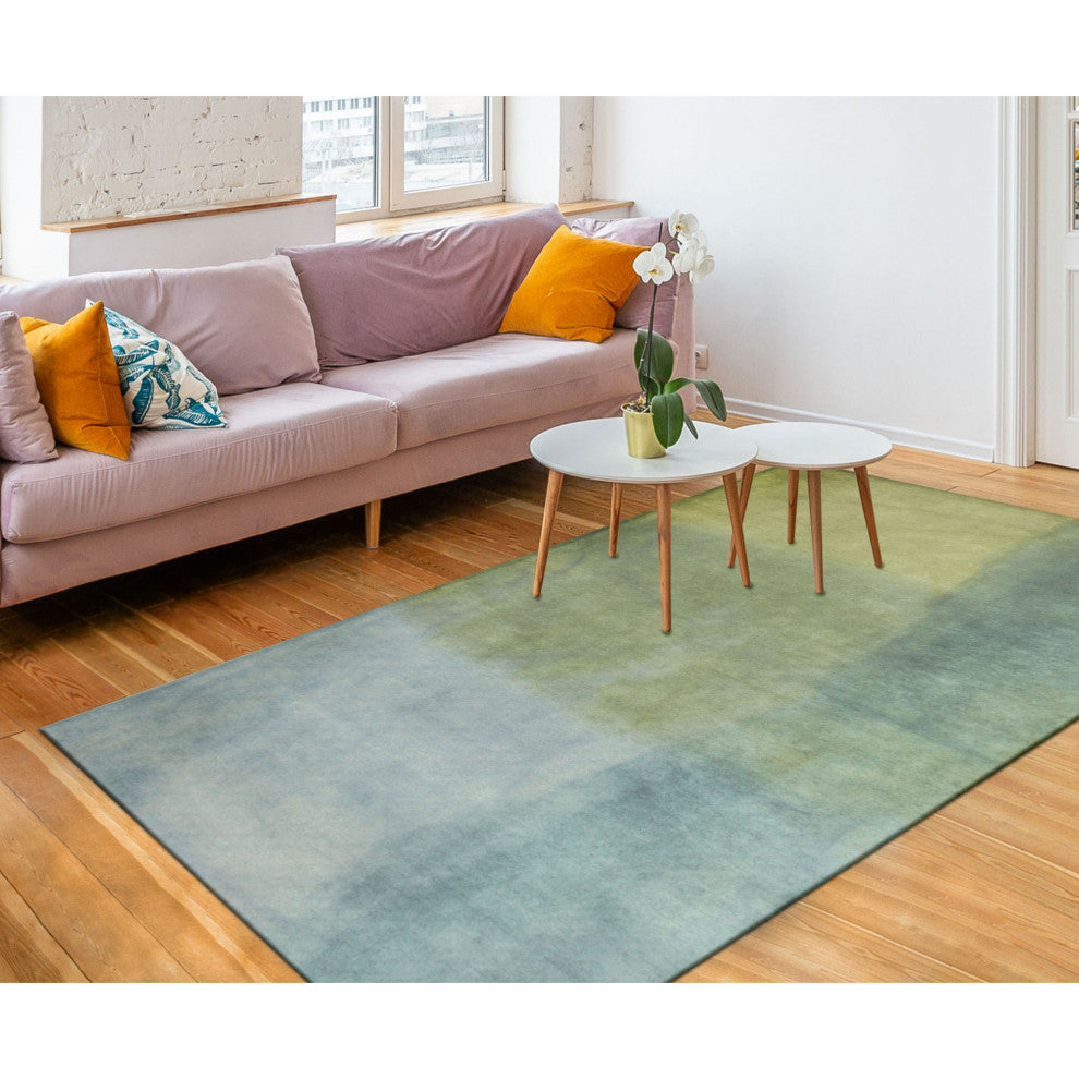 Piazza Watercolors Indoor Rug Sea Breeze 5'x7'6"
