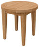 Sectional Sofa Chair Table Set, Blue Navy Natural, Teak Wood, Outdoor Patio