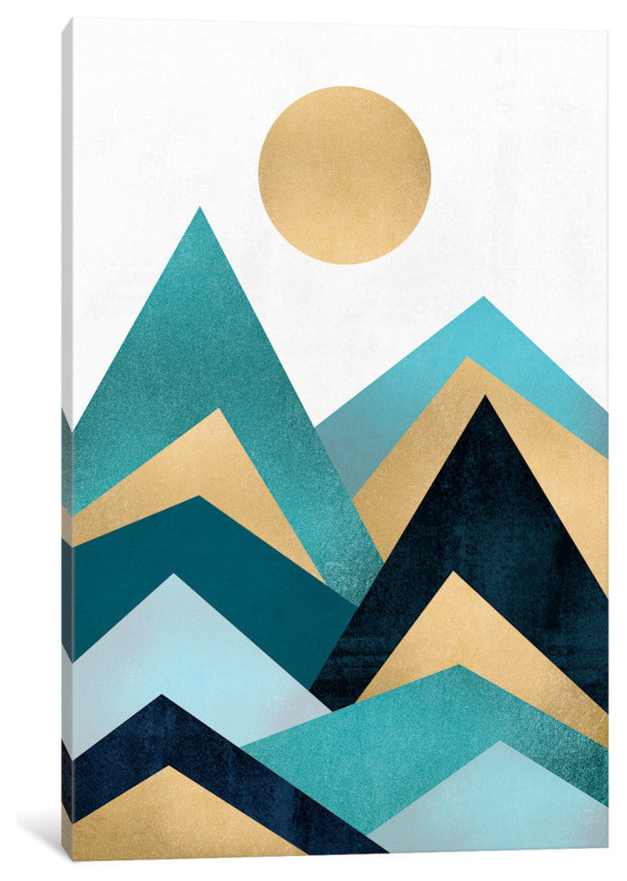 "Waves" by Elisabeth Fredriksson, Canvas Print, 40"x26"