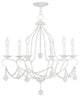 Chesterfield Chandelier, Antique White
