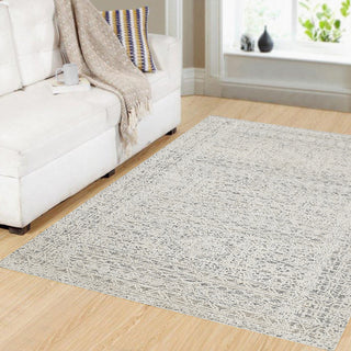 Dynamic Rugs Vigo Wool, Poly Cotton & Nylon Poly Micro Handmade Area Rug 8X10
