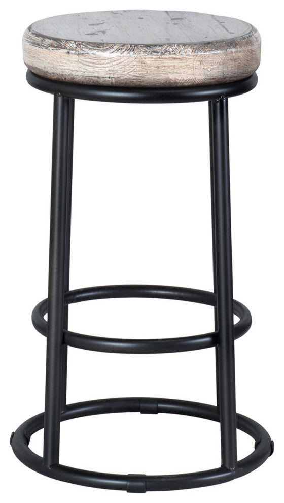 Color Pop White Counter Stool