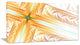 Brown Fractal Cross Design, Abstract Art on Canvas, 32x16