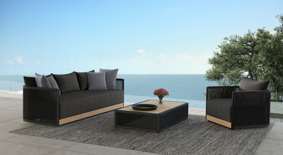 Haukland Lounge Chair Peppercorn Fabric