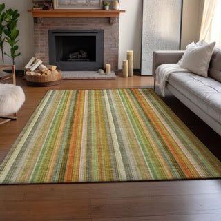 Premium Machine Washable Mayfield AMF543 Khaki 3' x 5' Rug