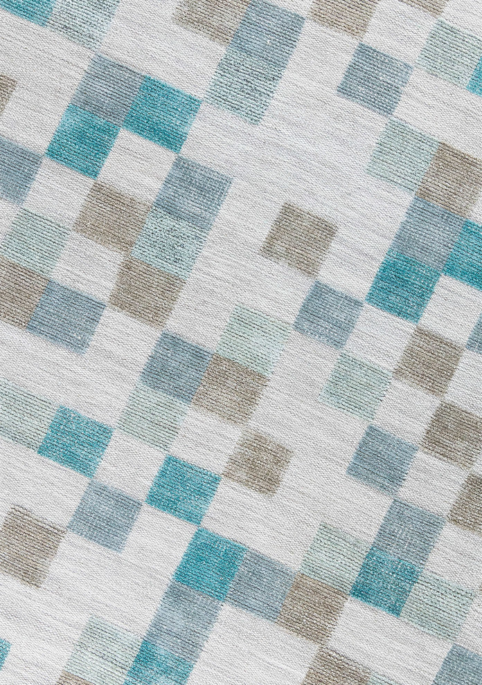 Kista Rug, Aqua, 4''x6''