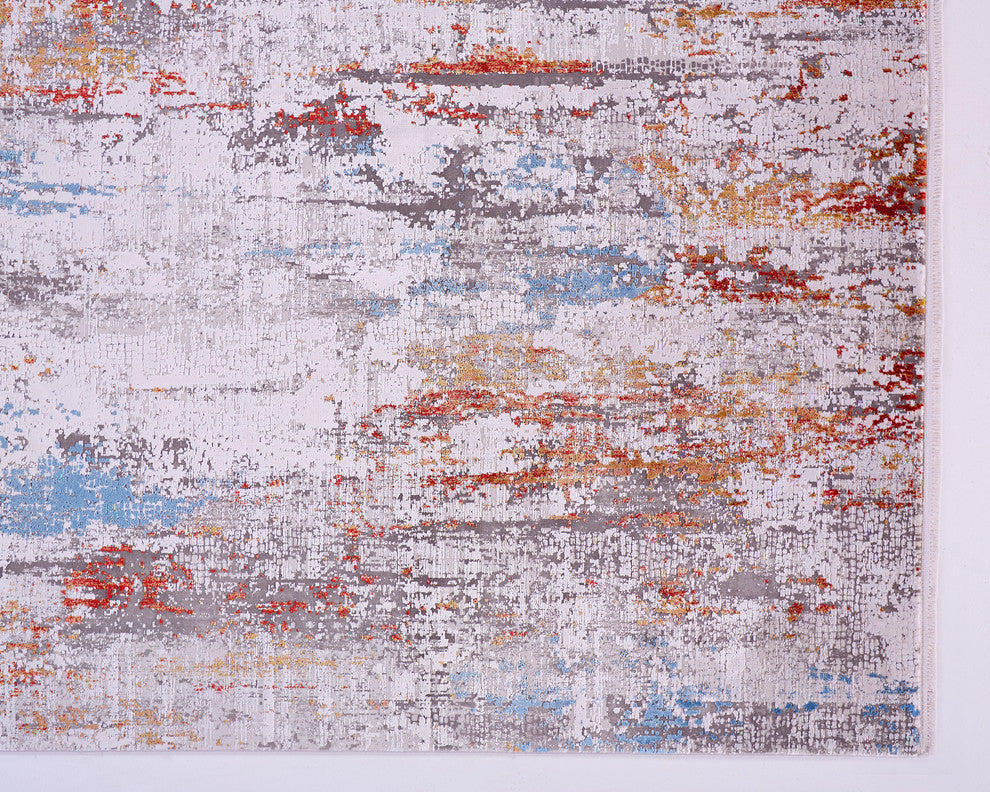 Weave & Wander Lindstra Ivory/Multi 3'1"x10' Rug