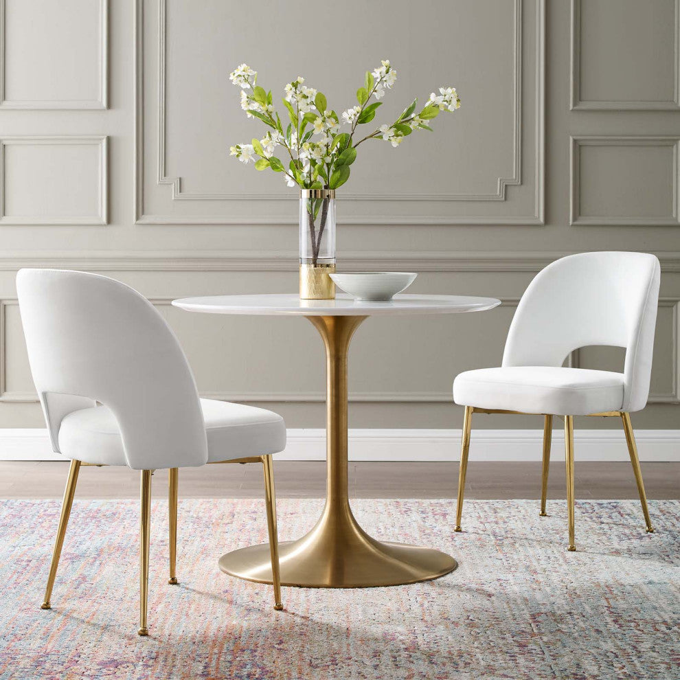 Rouse Dining Room Side Chair Set of 2, White