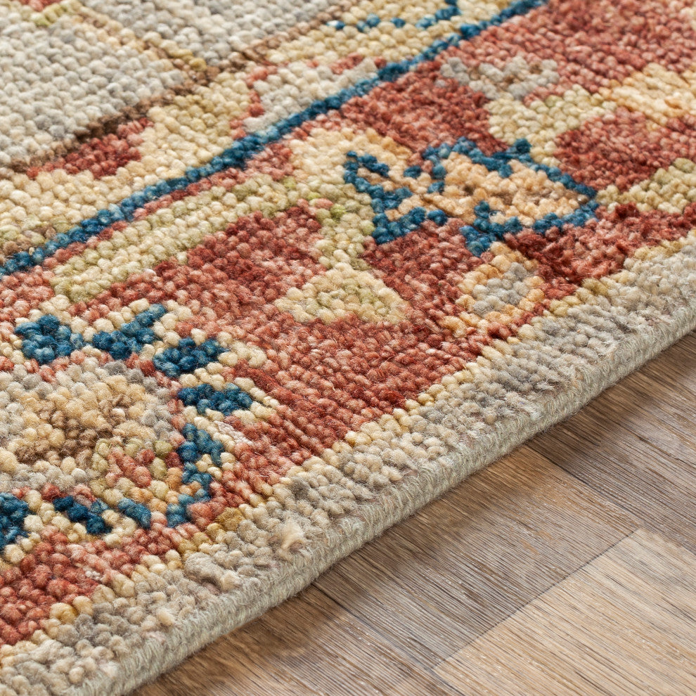 Surya Biscayne BSY-2304 Traditional Area Rug, 2' x 3' Rectangle