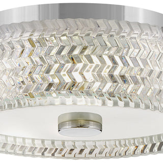 Hinkley Lighting 5041 Elle 2 Light 12"W Flush Mount Drum Ceiling - Chrome