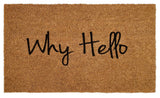 Calloway Mills Why Hello Doormat, 24"x48"