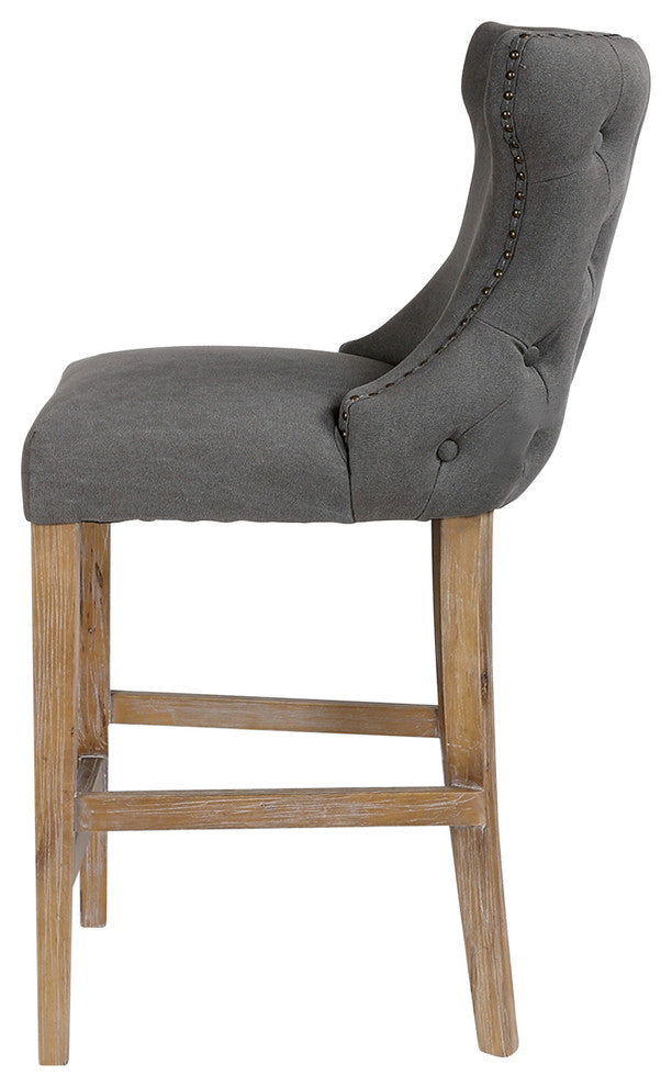 Uttermost 23244 Gamlin Gray Counter Stool