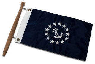 Teak Flag Pole, 1-1/4" X 48"