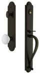 Arc 1-Piece Dummy Handleset, S Grip and Hyde Park Knob, Timeless Bronze, 848658