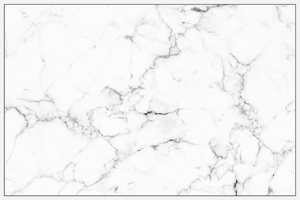 "Cracked Marble" Floater Framed Painting Print on Canvas, 45"x30"