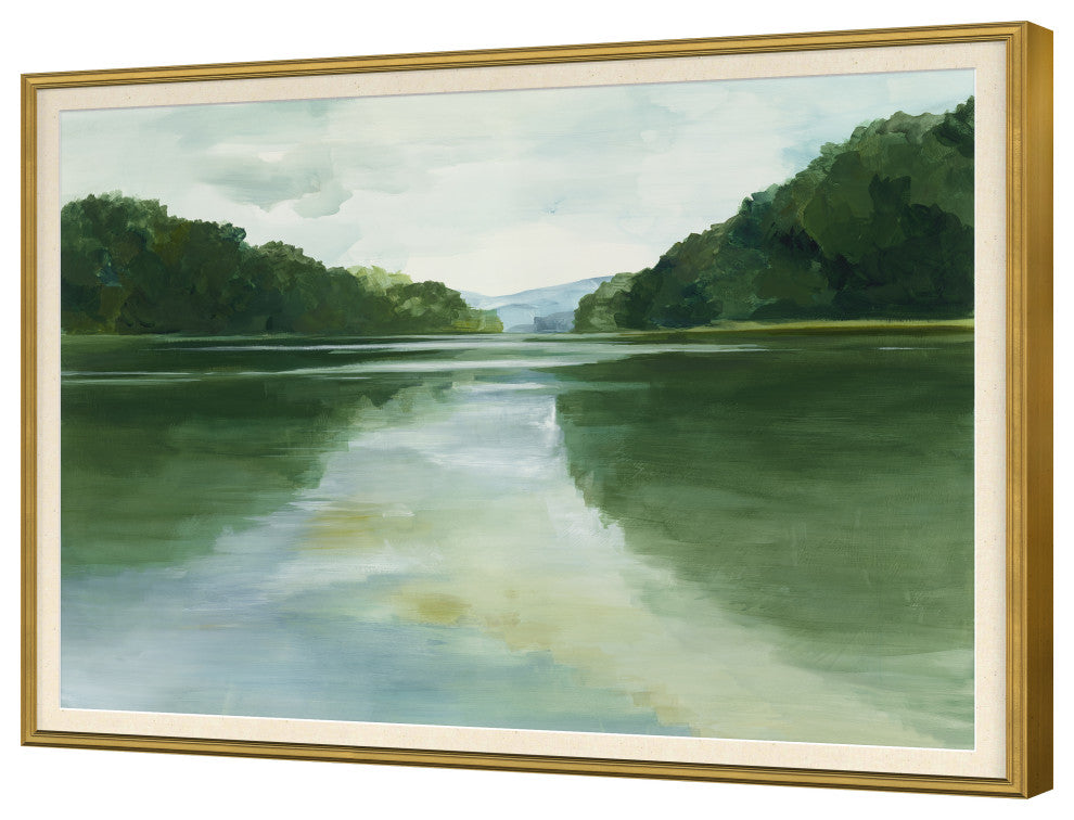 Waterscapes 1 Fine Art Print, Gold, 30"x40"