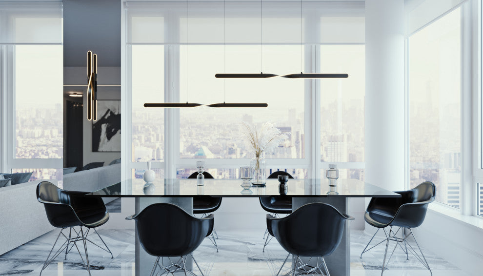 Twist 36" LED Vanity, Black