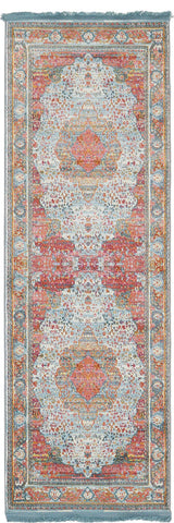 Unique Loom Light Blue Baracoa Malecon 2' 2 x 6' 0 Runner Rug