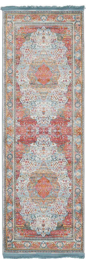 Unique Loom Light Blue Baracoa Malecon 2' 2 x 6' 0 Runner Rug
