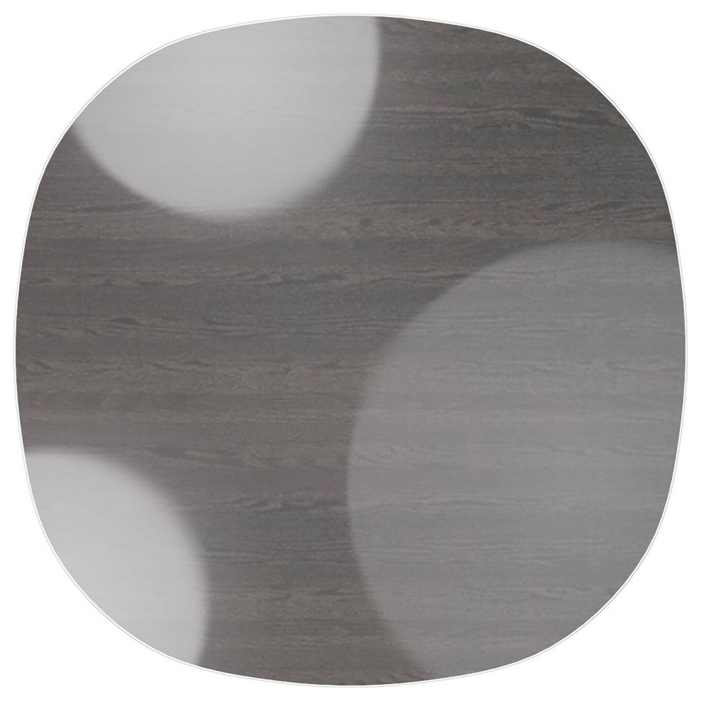 17" Mod Scandi Black Wood End or Side Table