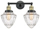 Innovations 208-BAB-G664-7 2 Light Bath Vanity Light, Black Antique Brass
