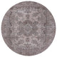 Ahgly Company Indoor Round Mid-Century Modern Area Rugs, 8' Round