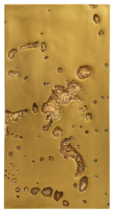 Splotch Wall Art, Rectangle, Gold Leaf