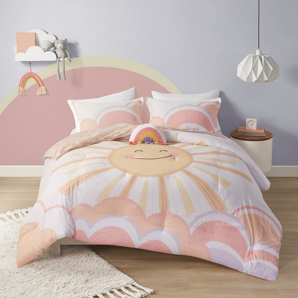 Urban Habitat Kids Dawn Sunshine Rainbow Kids Cotton Comforter Set