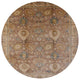 Ahgly Company Indoor Round Mid-Century Modern Area Rugs, 4' Round