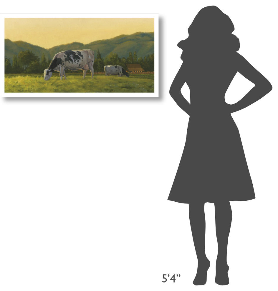 "Farm Life III" Digital Paper Print by James Wiens, 38"x20"