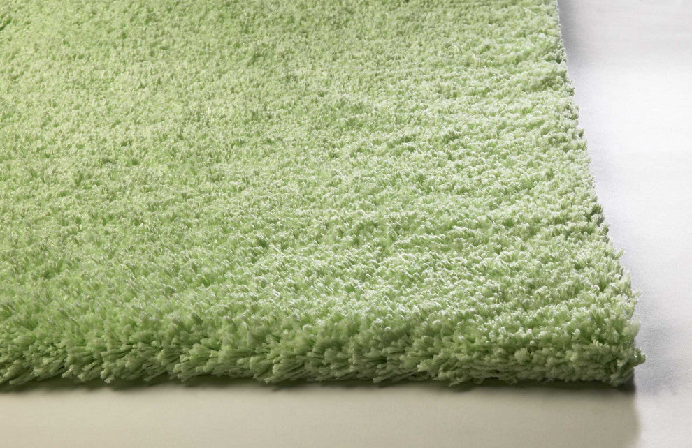 HomeRoots 7' x 9' Polyester Spearmint Green Area Rug