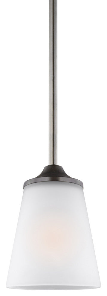 Generation Lighting 6124501 Hanford 5"W Mini Pendant - Bronze