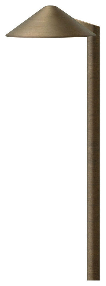 Hardy Island Round Side Mount LED Path Light in Matte Bronze