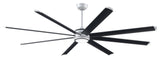 Fanimation Stellar-KIT-80-LK Stellar 84 84" 8 Blade Indoor / - Silver / Black