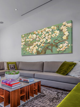 "Magnolia Branches III" Painting Print on Canvas by Evelia