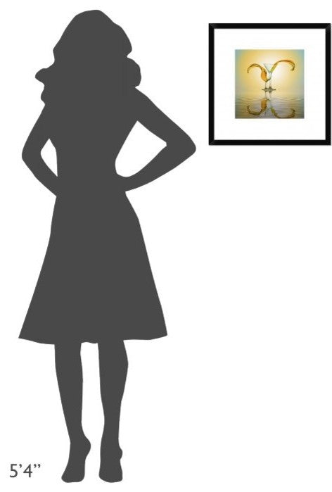 "You And Me" Framed Digital Print by Ganjar Rahayu, 18"x18"