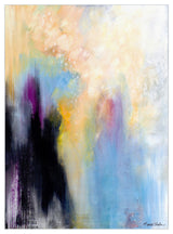 Big Splash Abstract Art Area Rug, 7.5'x10.3'