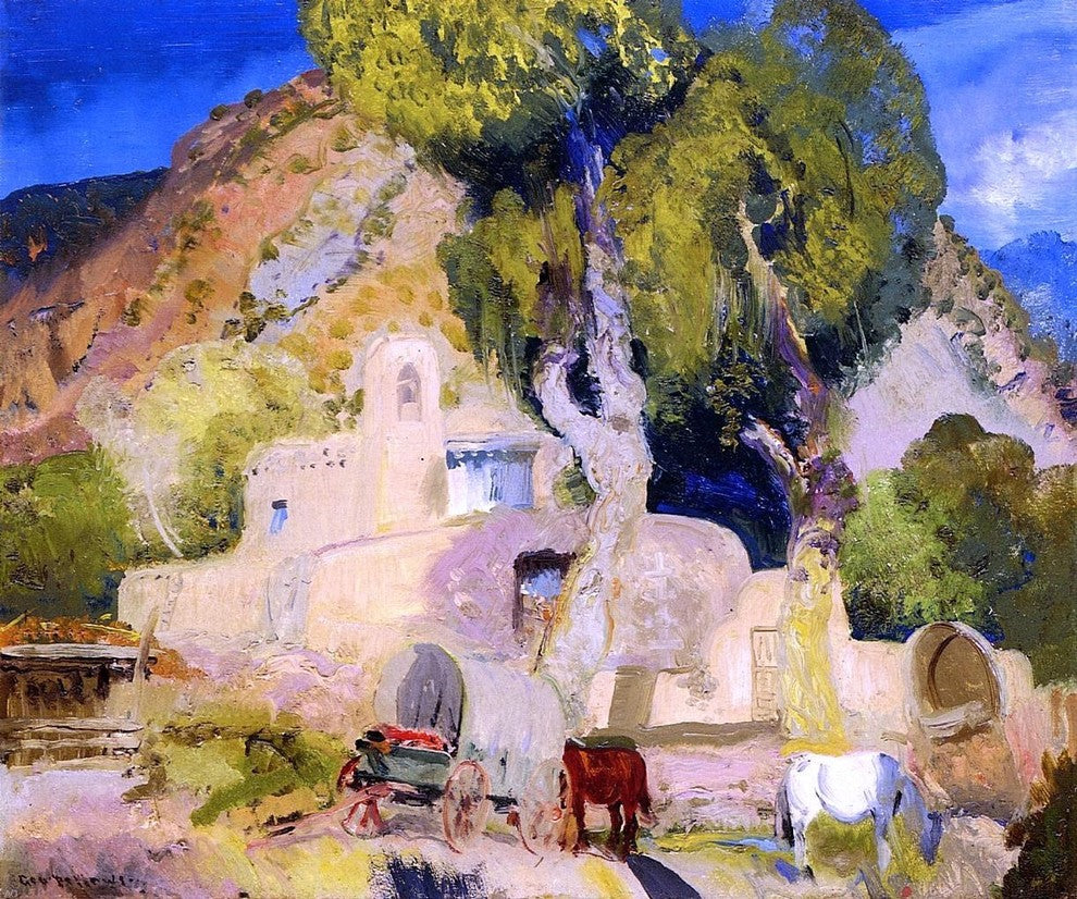 George Wesley Bellows Sanctuario, 20"x25" Gallery Wrapped Canvas Print