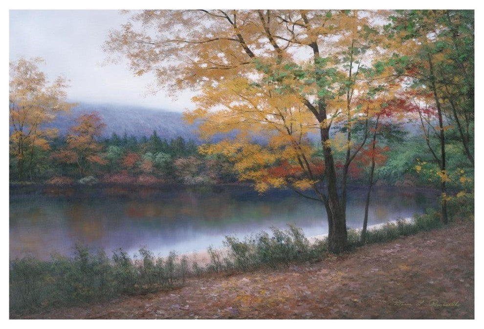"Golden Autumn" Digital Paper Print by Diane Romanello, 20"x14"