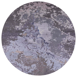 Ahgly Company Indoor Round Mid-Century Modern Area Rugs, 8' Round