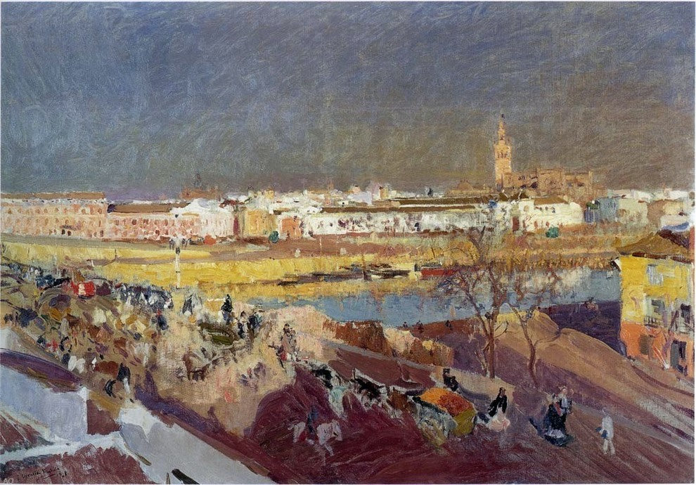 Joaquin Sorolla Y Bastida Triana Bridge Seville Wall Decal