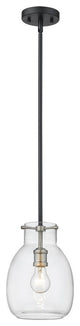 Zlite 476MP-ROD-MB-BN 1-Light Mini Pendant, Clear