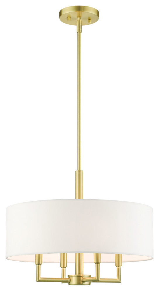 Satin Brass Timeless, Transitional, Pendant Chandelier